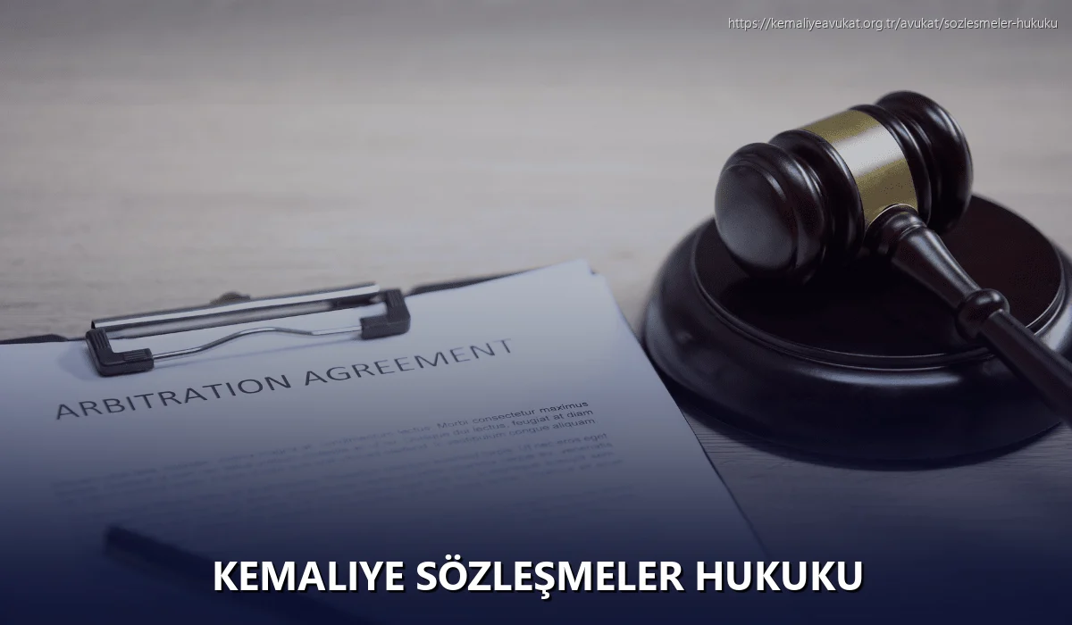Kemaliye Sözleşmeler Hukuku